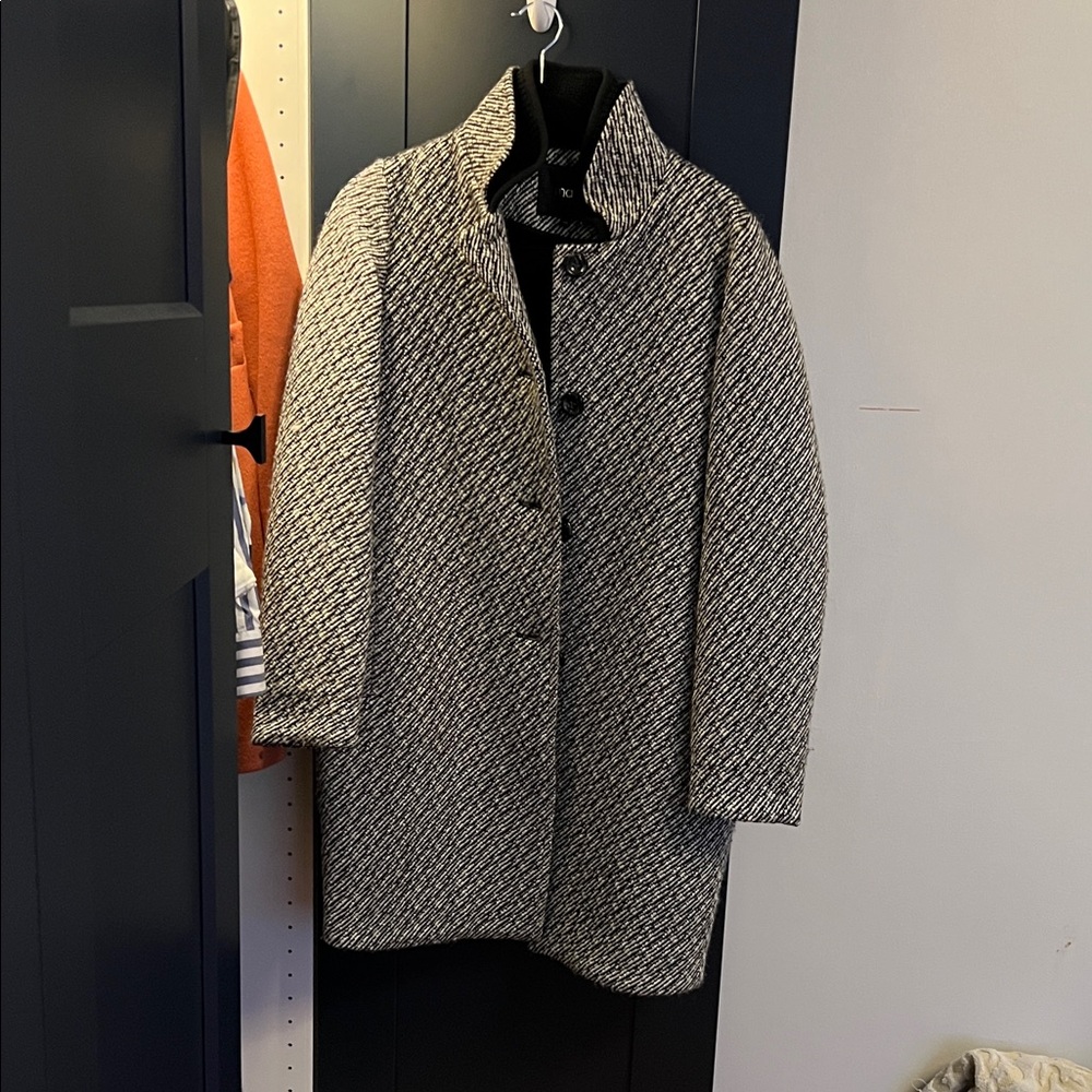 Maje Monochrome Pea Coat